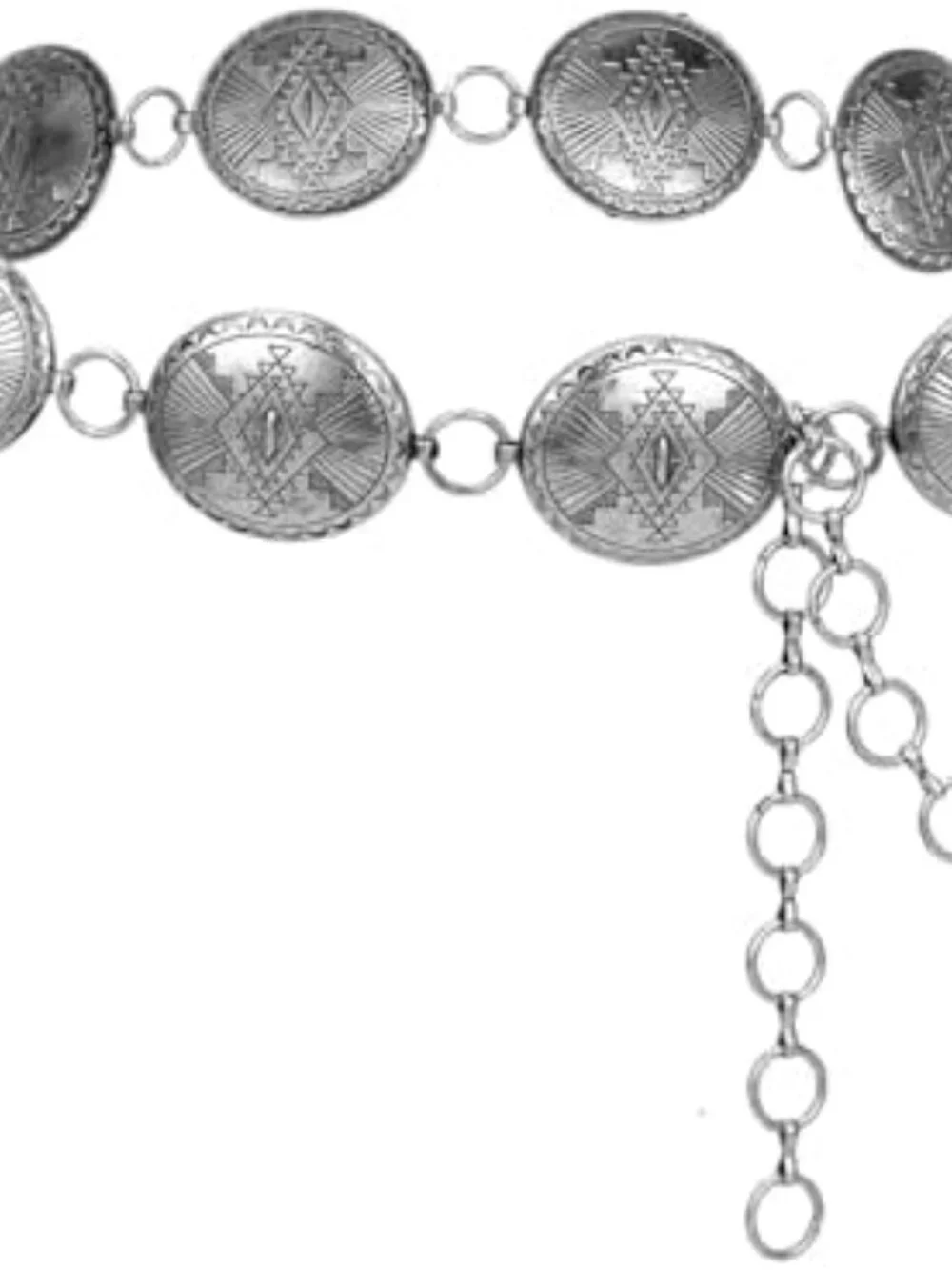 Western Metal Concho Waist Chain for Women | Cowgirl Adjustable